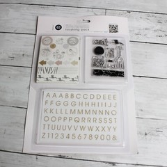 Stamp Set Boy’s Baby Book Pregnancy Baby’s 1st Year Journal Jungle Animals