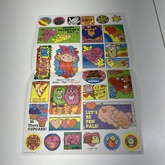 Vtg 1985 Stickers Troll Associates Reading Book Club School Valentine Theme NEW