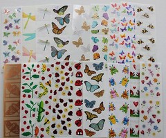 Mrs. Grossman sticker sheet You Choose – Butterfly Bees Bugs Ladybug Garden