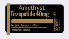 Customizable Black And Gold Peptide Vial Labels for 3ml Vials **********