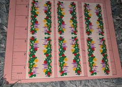 Vintage Mrs Grossman’s Stickers Flower Garden Floral Lot 3 Strips READ