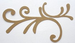 {4} FLOURiSH Set – Decorative Accents Bare Chipboard Die Cuts
