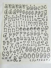 NEW Lot 4 Sets Provo Craft Letters Numbers Black Multi Gold Acid Free -F