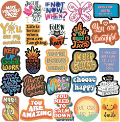 300PCS Inspirational Stickers for Water Bottles, Motivational Stickers for Adult