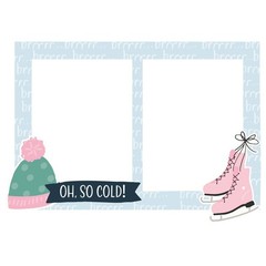 Winter Wonder Chipboard Frames