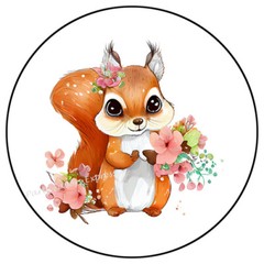 CUTE SQUIRREL ENVELOPE SEALS LABELS STICKERS PARTY FAVORS