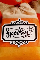 Recollections HALLOWEEN BOO Labels Happy Halloween Sweets Treat 129 Stickers NEW