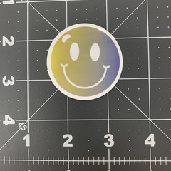 NEW Smile Face Sticker lot of 6 Decals 2” Happy Water Bottle Laptop Skateboard