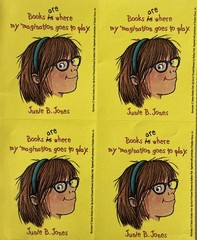 BOOKS ARE WHERE MY IMAGINATION GOES TO PLAY Stickers(4pc)Scholastic•Library•