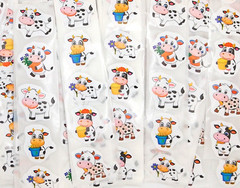 30 Small Cow Stickers/Scrapbooking/Crafts/Journals/Diary/Planner/0.75″ to 1″