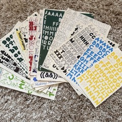 Creative Memories Making Memories Scrapbooking ABC/123 Sticker PC Letters Used