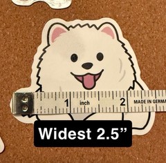 Vinyl Dog Lovers Stickers 2 Matte & 7 High Gloss 9 Pieces Total Small -Medium Sz
