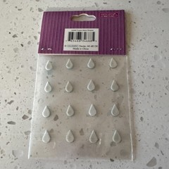 Colorbok Metal Drops Adhesive Gem Stone Plastic Scrapbooking 34688