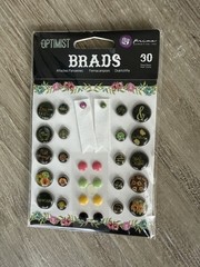 NEW – Prima Marketing Optimist Collection Scrapbook Paper & Embellishments
