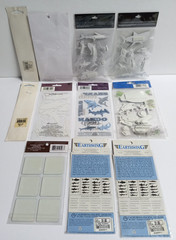 Scrapbooking Sticker Lot of 11 Packages Sharks 3D Ocean Fish Shark Dimensional