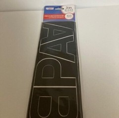 Creative Start – Indoor Outdoor Letters & Numbers – Black – 3 Inch – 103 Pieces