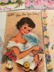 Vintage Style Hello/Thinking Of You 44 pc CARDS/DIE CUTS/Gift Tags~Journals~Tags