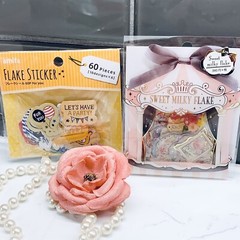 Amifa Flake stickers 60 pcs + sweet milky flake 9 styles stickers