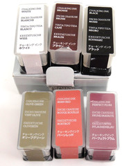 Creative Memories Lot of 6 Chalking Ink White Black Brown Red Plum Green Sealed