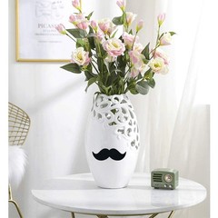 Hybsk 200pcs Fake Mustache Stickers 8cm x 4cm Black Moustache Baby Shower Lit…