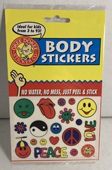 VINTAGE 1990’s OKEE DOKEE BODY STICKERS PEACE LOVE VARIETY PACK NEW!