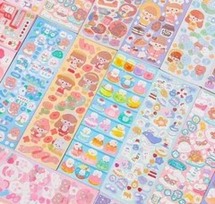 Korean deco cute stickers 5 Assorted Sheets toploader set grab bag pack kawaii