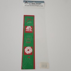 NEW Lot CHRISTMAS HOLIDAY Scrapbook Borders Laser Cut Holly Poinsettia Shotz -G
