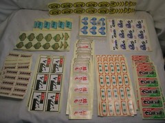 large sticker lot Asian Oriental new stickers mixed mix 100+ script text logo