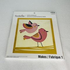 Lot of 7 Recollections Paper Layering Kit Home Good Vibes Only Birds Geometric