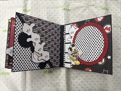 handmade Disney Mickey Mouse-themed scrapbook or mini album (Size 8x8x3.5”)