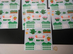 Vintage Mrs. Grossman’s Stickers by the Yard, White Picket Fence 1993 10 sheets