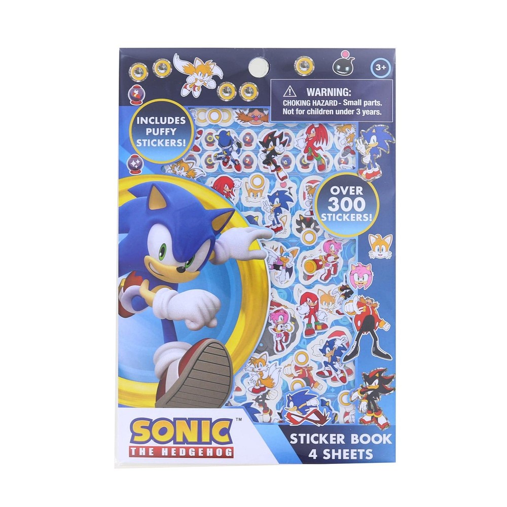 Sticker Book | 4 Sheets | Over 300 Stickers