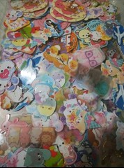 Kawaii Memo Sheets And Sticker Flakes – 100 Pieces Grab Bag Stationery