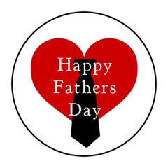 Father’s day stickers, labels, tags, envelope seals dad
