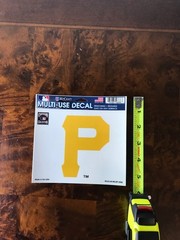 MLB Multi-Use Decal Reusable/Removable – WinCraft -NEW – PITTSBURGH PIRATES