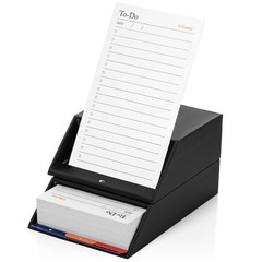 Notsu Centre Rise to Do List Card Planner Box Stand Set | 50 Foldable to-Do