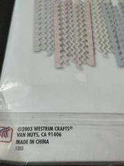 VTG 2003 Westrim Crafts Paperabilities Page Accents 206+ Parchment Scrapbook NOS