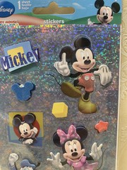 ~MICKEY MOUSE & FRIENDS~ Sandylion Dimensional Stickers; Disneyland Disney World