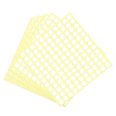 Color Sticker Round Label 13mm for Office Marker White Pack of 1320