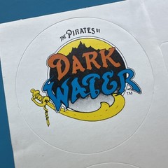 Vintage 90s Pizza Hut Promotional Pirates of Dark Water Sticker Sheet 1992
