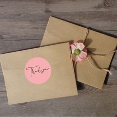 500Pcs/Roll Scrapbooking Seal Labels 3 Styles Thank You Adhesive Label Stickers