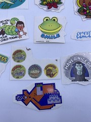 Mixed Lot Of Vintage 70s & 80’s Scratch & Sniff Stickers Wheaties Mr Men