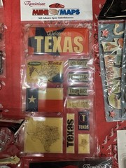Mixed Brands Texas Western Country Scrapbooking Lot Stickers Brads Paper Metal