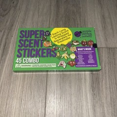 Super Scent Stickers,scratch N Sniff,purple Ladybug Novelty. New. Sealed.45sheet