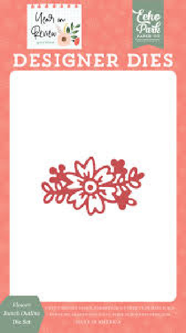 ECHO PARK Designer Die Set – METAL CUTTING DIE – FLOWER BUNCH OUTLINE