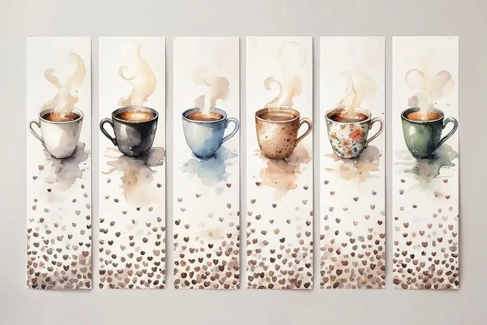 Coffee Bookmarks Junk Journal Scrapbook Choose A Set