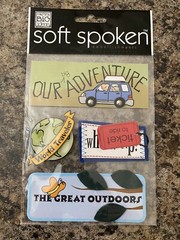 Our Adventure Travel Soft Spoken embellishments – Free Shipping – scrapbooking