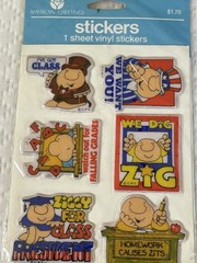 NEW Lot of 4 Vintage ZIGGY TWINKIE MONOPOLY DR PEPPER American Greetings 1980