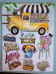 Crafter’s Square – Window Scene Pop-Up Sticker Sheets – Lot Of 2