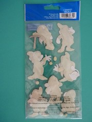 Disney Snow White’s SEVEN DWARFS Stickers Embellished Collage Pcs EK Success